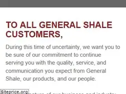 Sites similar to generalshale.com
