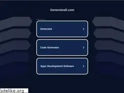 Sites similar to generateall.com