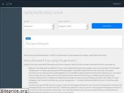 Sites similar to generatefakename.com