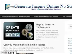 Sites similar to generateincomeonlinenoscams.com