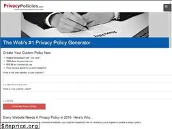 Sites similar to generateprivacypolicy.com