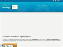Sites similar to generateur-de-mentions-legales.com