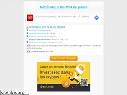 Sites similar to generateur-motdepasse.com