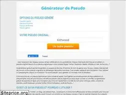 Sites similar to generateur-pseudo.com