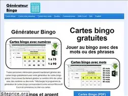 Sites similar to generateurbingo.com