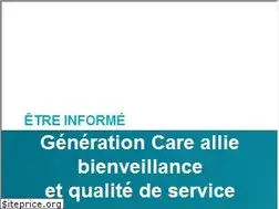 Sites similar to generationcare.fr
