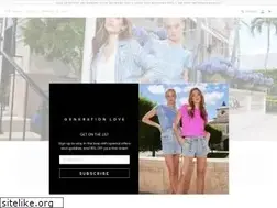 Sites similar to generationloveclothing.com
