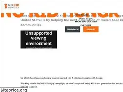 Sites similar to generationnokidhungry.org