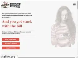 Sites similar to generationscrewed.ca