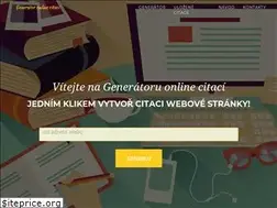 Sites similar to generator-citaci.cz