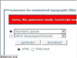 Sites similar to generator.lorem-ipsum.info