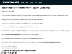 Sites similar to generatoradvisor.com