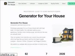 generatorforhouse.org
