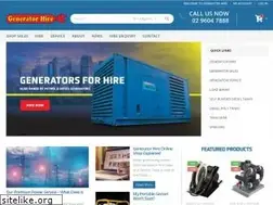 Sites similar to generatorhire.com.au