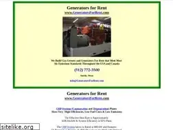 Sites similar to generatorsforrent.com