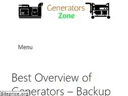 Sites similar to generatorszone.com