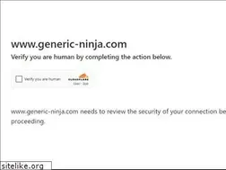 Sites similar to generic-ninja.com