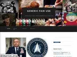 Sites similar to genericfairuse.com