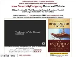 Sites similar to generositypledge.org