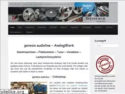 Sites similar to genesis-audioline.de