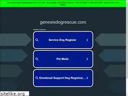Sites similar to genesisdogrescue.com