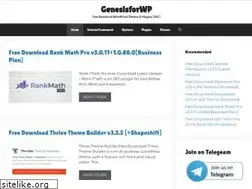 Sites similar to genesisforwp.org