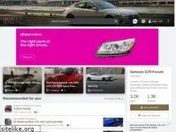 Sites similar to genesisg70forum.com