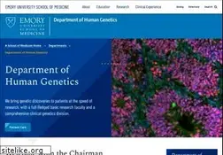 Sites similar to genetics.emory.edu