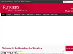 Sites similar to genetics.rutgers.edu