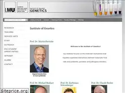 Sites similar to genetik.bio.lmu.de