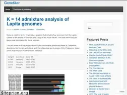 Sites similar to genetiker.wordpress.com