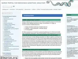 Sites similar to genetikkportalen.no