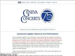 Sites similar to genevaconcerts.org