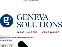 Sites similar to genevasolutions.news