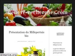 Sites similar to geneve-recherches.com