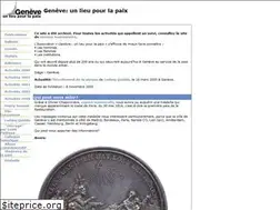 Sites similar to genevepourlapaix.com