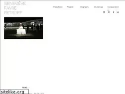 Sites similar to genevievefavre.com