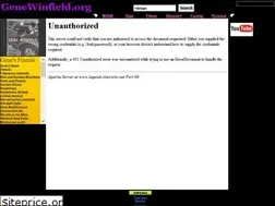 Sites similar to genewinfield.org