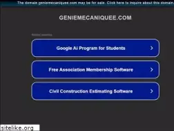 Sites similar to geniemecaniquee.com
