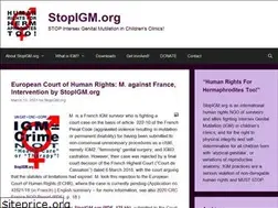 Sites similar to genitalmutilation.org