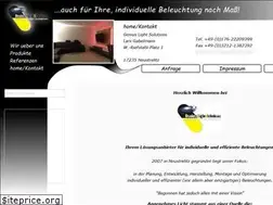 Sites similar to genius-light-solutions.de