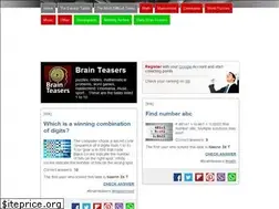 Sites similar to geniusbrainteasers.com