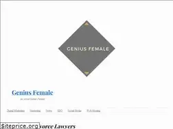 Sites similar to geniusfemale.com