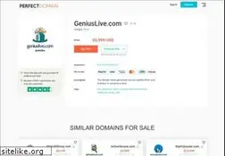 Sites similar to geniuslive.com