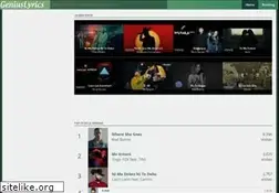 Sites similar to geniuslyrics.net