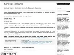 Sites similar to genocideinbosnia.wordpress.com