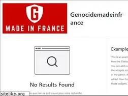 Sites similar to genocidemadeinfrance.com