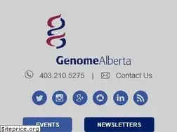 Sites similar to genomealberta.ca