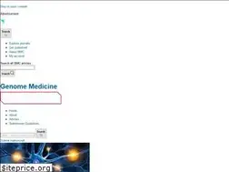 Sites similar to genomemedicine.biomedcentral.com