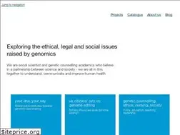 Sites similar to genomethics.org